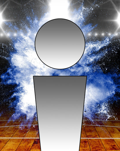 Illumination Basketball GreenScreen Team & Individual Graphics-Photoshop Template - PSMGraphix