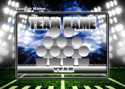Illumination Football GreenScreen Team & Individual Graphics-Photoshop Template - PSMGraphix