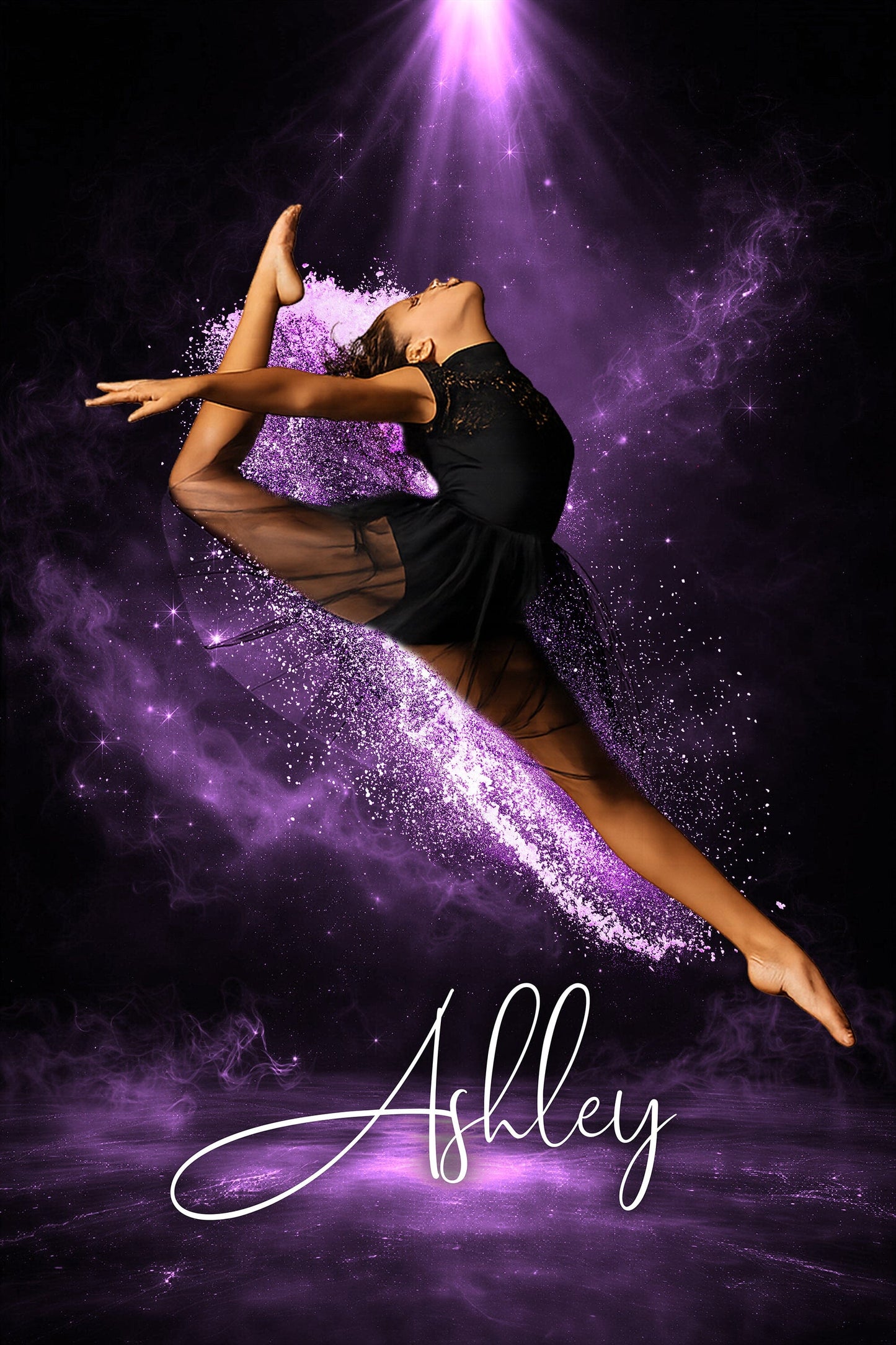 DANCE - Black Gold 2:3 Ratio Player Poster/Banner-Photoshop Template - PSMGraphix