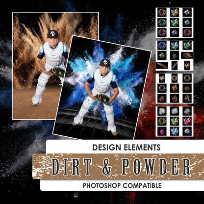 Dirt & Powder Design Elements Package