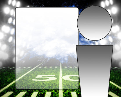 Illumination Football GreenScreen Team & Individual Graphics-Photoshop Template - PSMGraphix