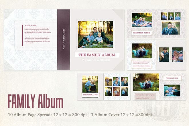 Family Life - Bundle-Photoshop Template - Graphic Authority