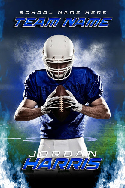 FPB25 - 10 - 2:3 Ratio Player Poster/Banner-Photoshop Template - PSMGraphix
