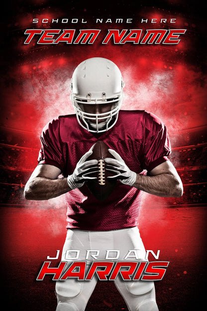 FPB25 - 6 - 2:3 Ratio Player Poster/Banner-Photoshop Template - PSMGraphix
