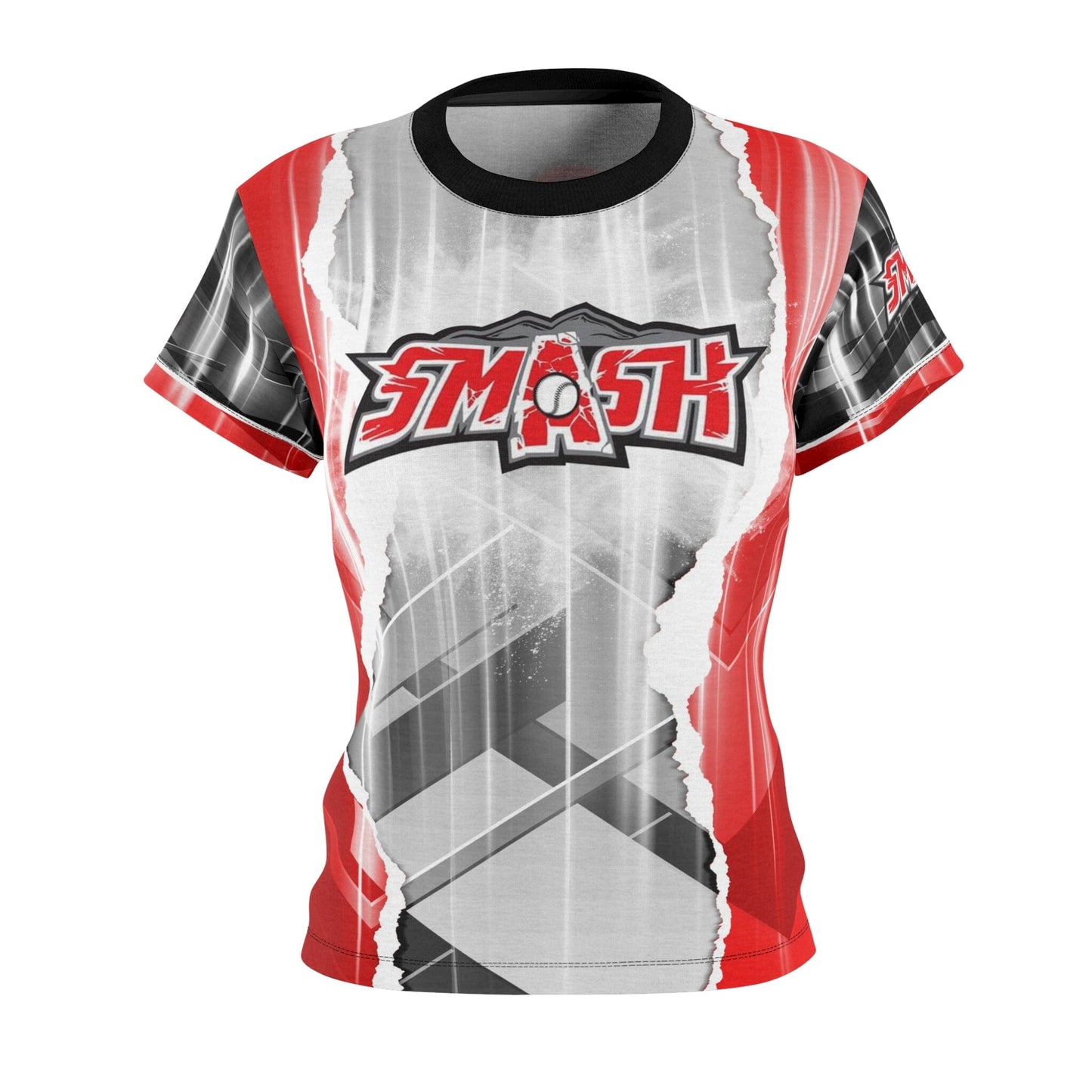RIPPED - Women's Full Sublimated Sportswear Shirt-Photoshop Template - PSMGraphix