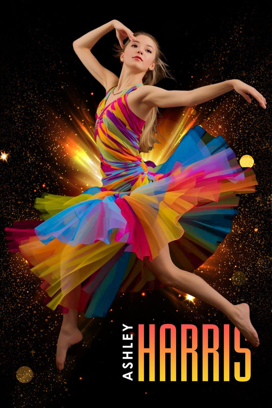 GOLD STARBURST 2:3 Ratio Player Poster/Banner