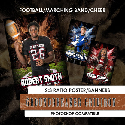 Groundbreaker Gridiron - 2:3 Ratio Player Poster/Banner