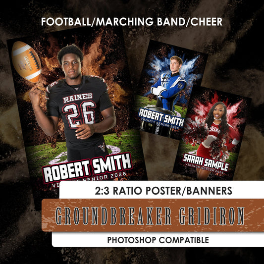 Groundbreaker Gridiron - 2:3 Ratio Player Poster/Banner