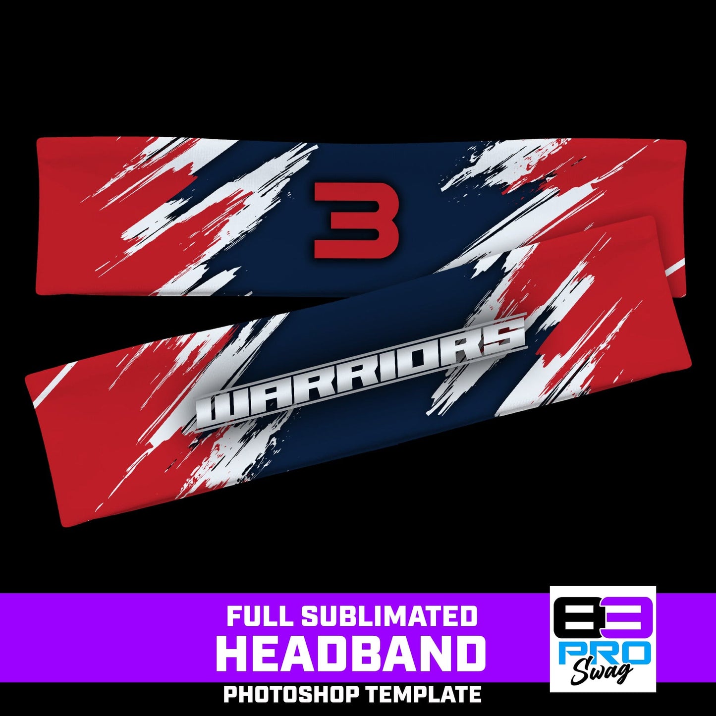 Headbands Photoshop Template - Shredded