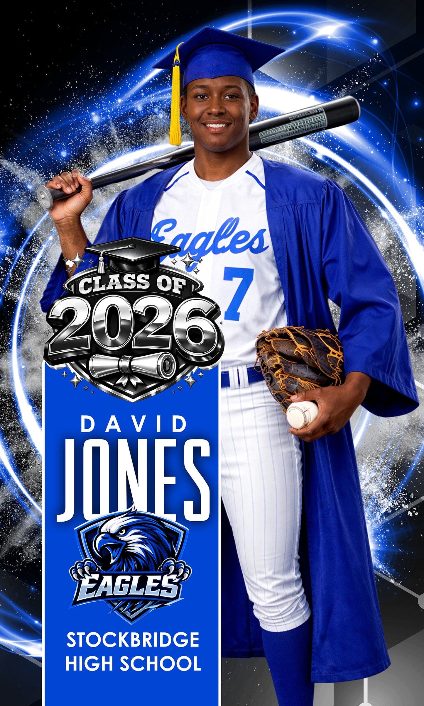 Helix - Class of Banner - Class of Banner - 30x50 Banner-Photoshop Template - PSMGraphix