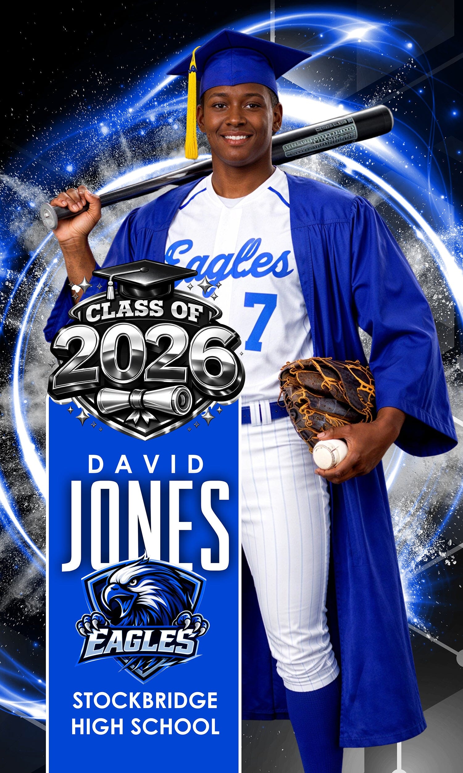 Helix - Class of Banner - Class of Banner - 30x50 Banner-Photoshop Template - PSMGraphix