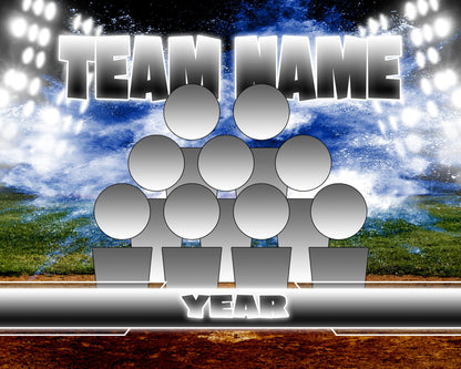 Illumination GreenScreen Team & Individual Graphics-Photoshop Template - PSMGraphix