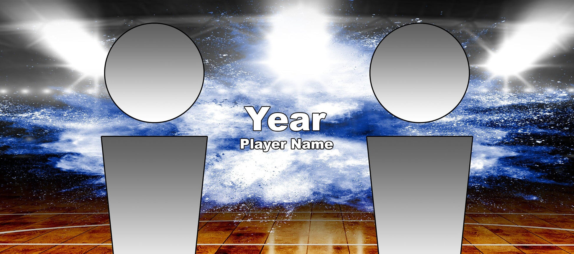 Illumination Basketball GreenScreen Team & Individual Graphics-Photoshop Template - PSMGraphix