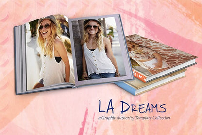 LA Dreams - Bundle-Photoshop Template - Graphic Authority
