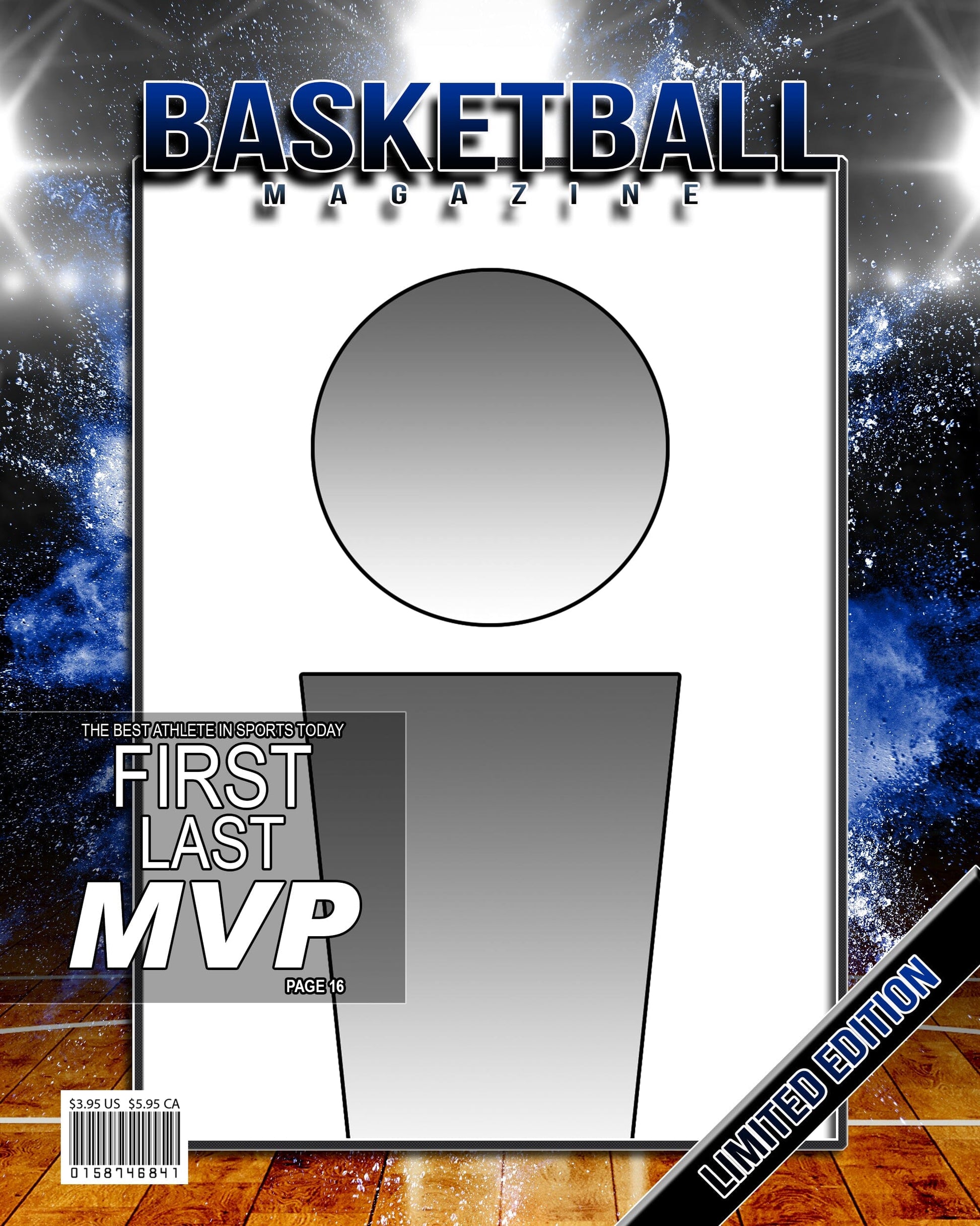 Illumination Basketball Traditional Team & Individual Graphics-Photoshop Template - PSMGraphix