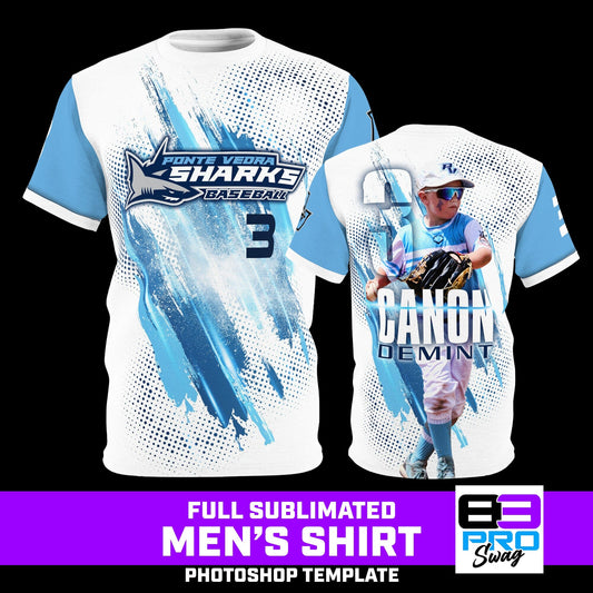 Men's Full Sublimated Sportswear Shirt - SPLASH - Multi-Sport