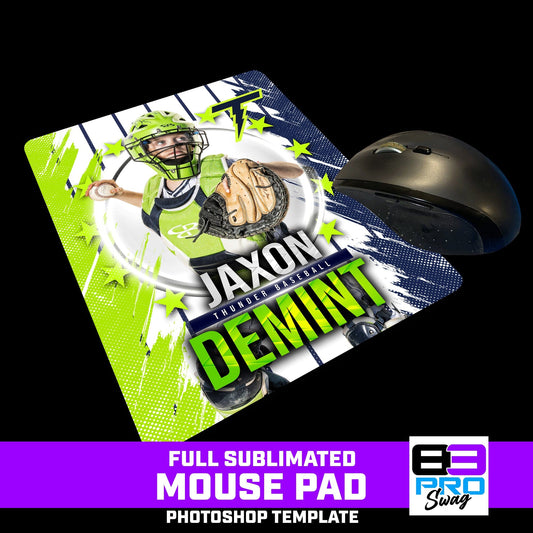 Pin Stripe - Mouse Pad Photoshop Template-Photoshop Template - PSMGraphix