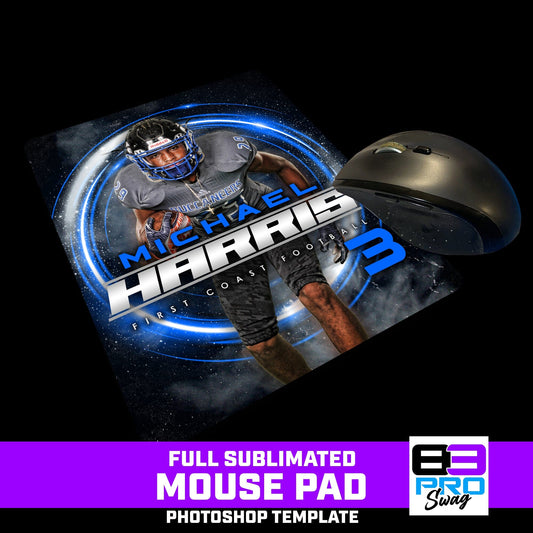 Mouse Pad Photoshop Template - FLARE-Photoshop Template - PSMGraphix