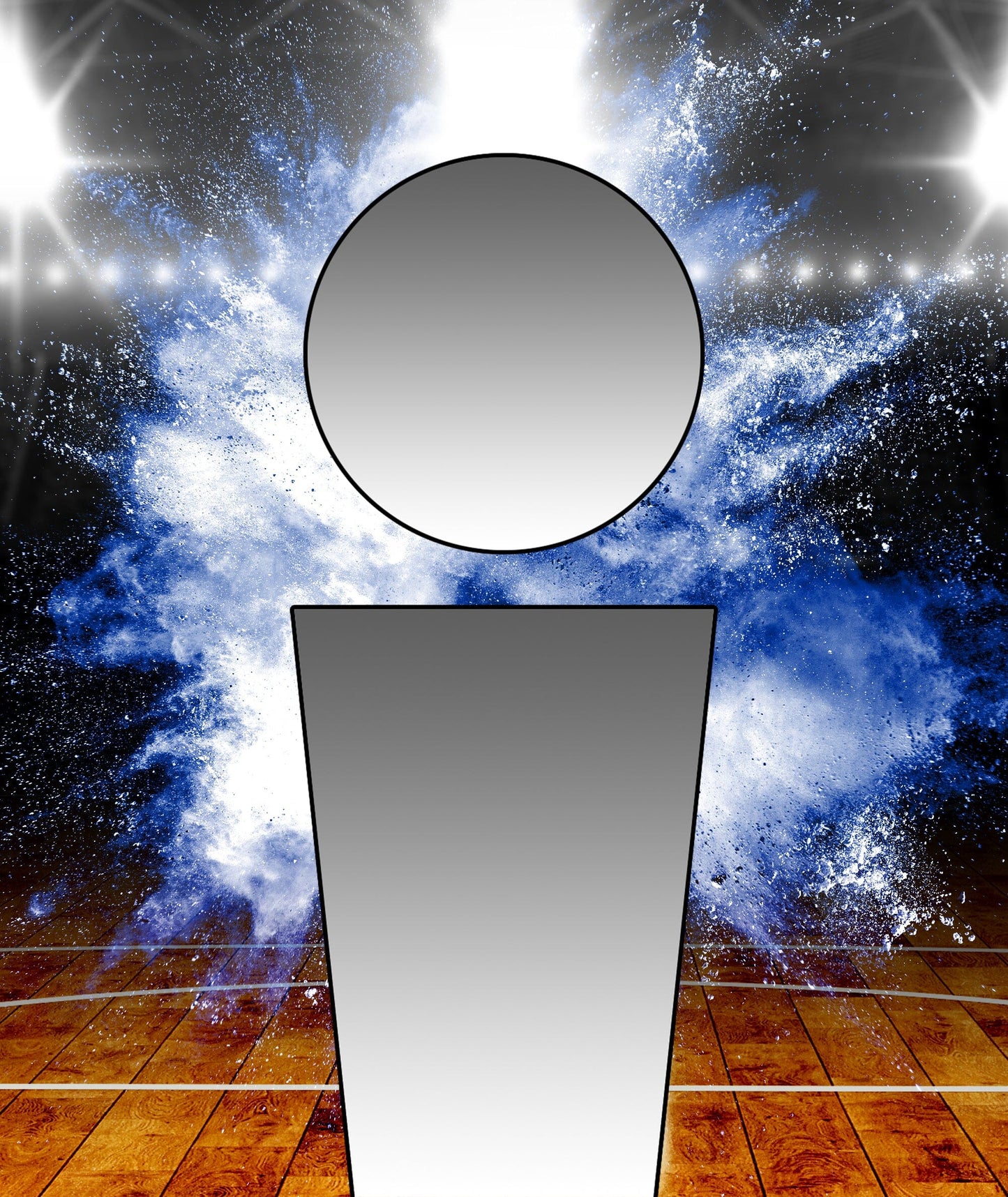 Illumination Basketball GreenScreen Team & Individual Graphics-Photoshop Template - PSMGraphix