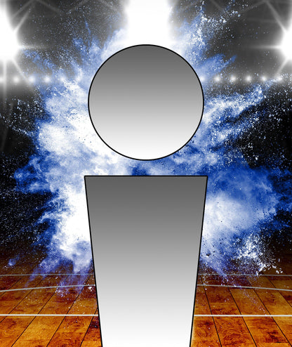 Illumination Basketball GreenScreen Team & Individual Graphics-Photoshop Template - PSMGraphix