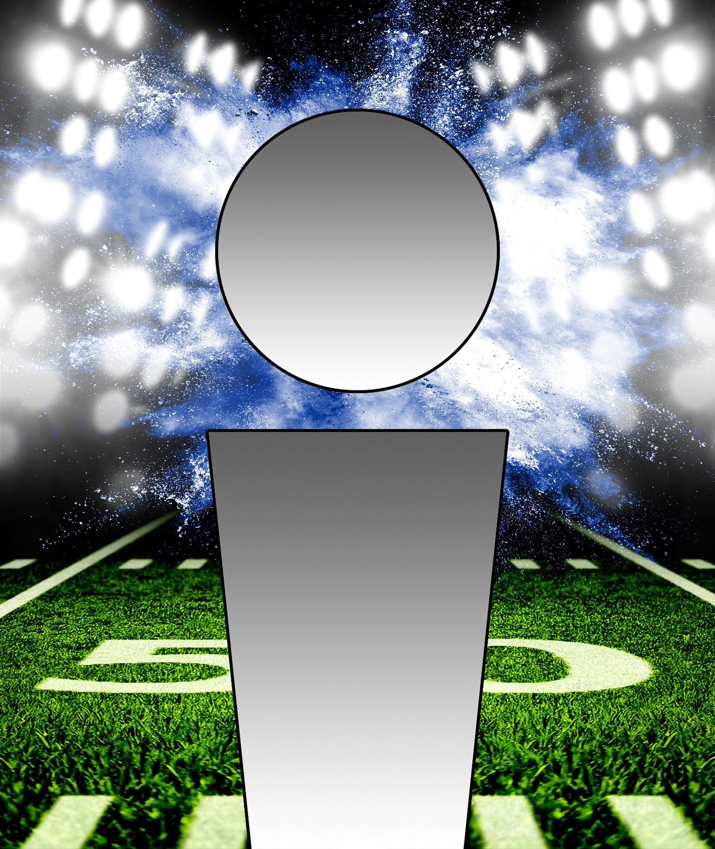 Illumination Football GreenScreen Team & Individual Graphics-Photoshop Template - PSMGraphix