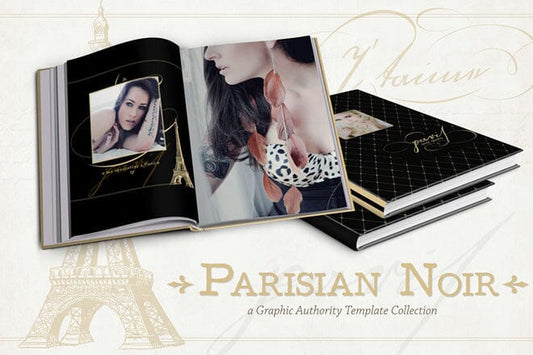 Parisian Noir - Bundle-Photoshop Template - Graphic Authority