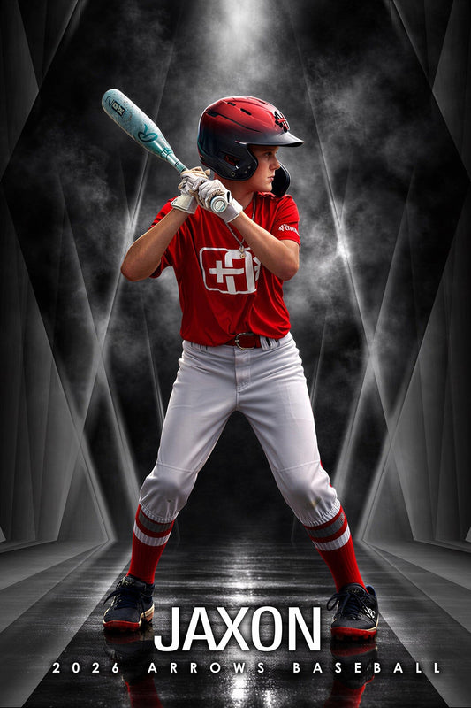 NightFall - Player Spotlight 2:3 Ratio Player Poster/Banner-Photoshop Template - PSMGraphix