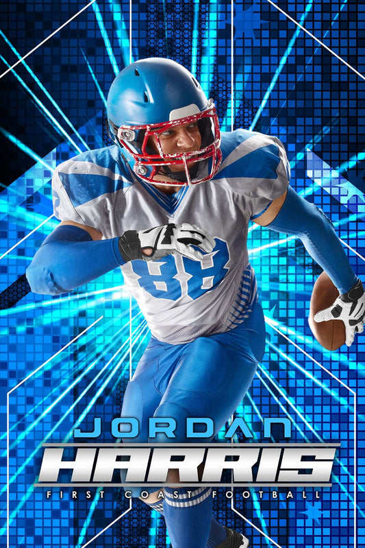 2:3 Ratio INDIVIDUAL POSTER/BANNER Photoshop Template - REFRACTOR - WIDEOUT