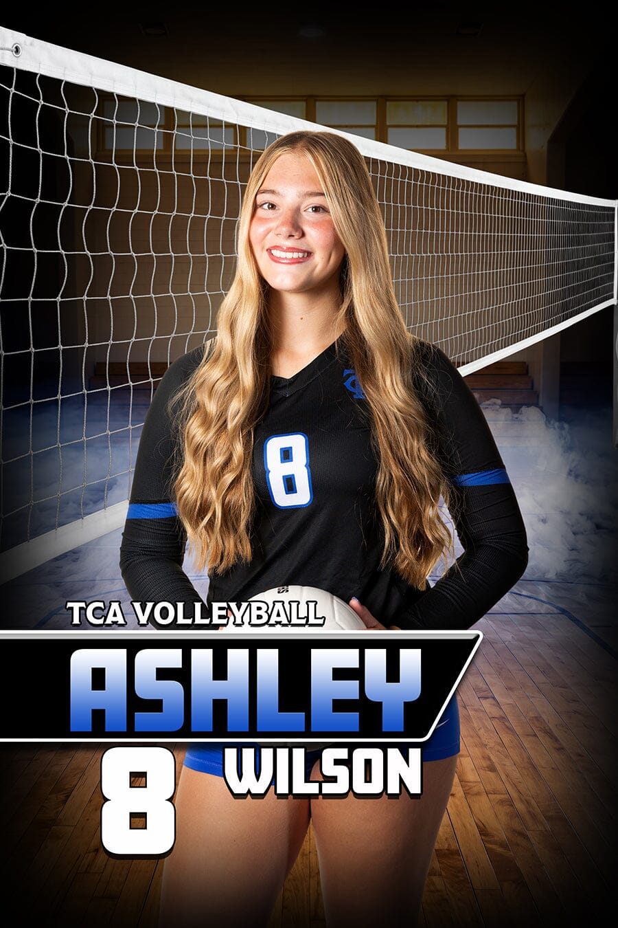 Rally Volleyball - 2:3 Ratio Player Poster/Banner