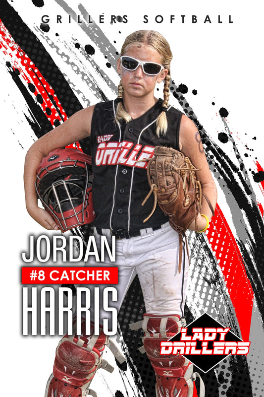 Riptide 2:3 Ratio Player Poster/Banner-Photoshop Template - PSMGraphix