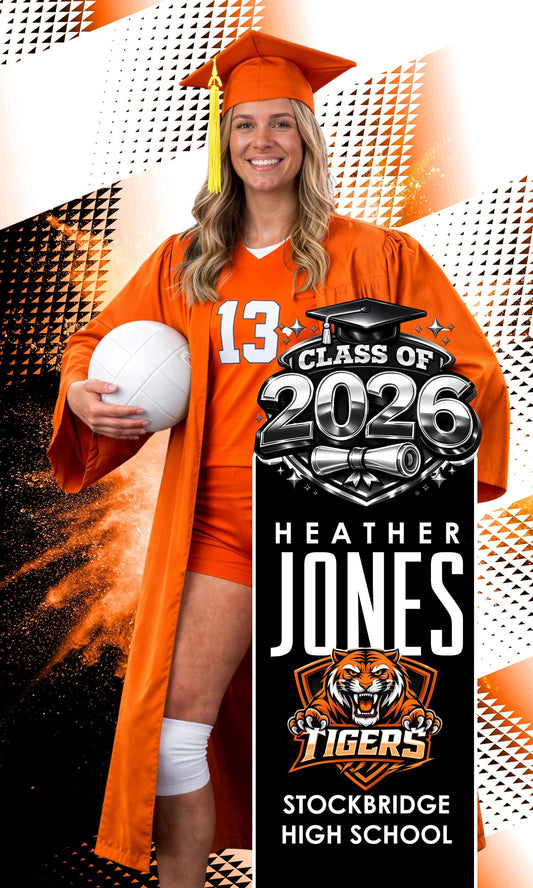 Shockwave - Class of Banner - 30x50 Banner-Photoshop Template - PSMGraphix