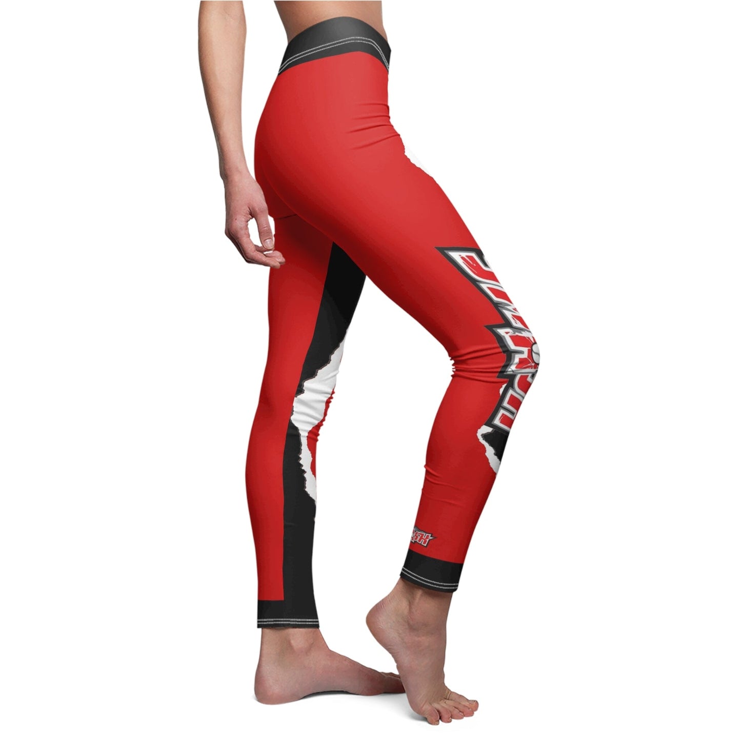 RIPPED - Women's Full Sublimated Sportswear Leggings-Photoshop Template - PSMGraphix
