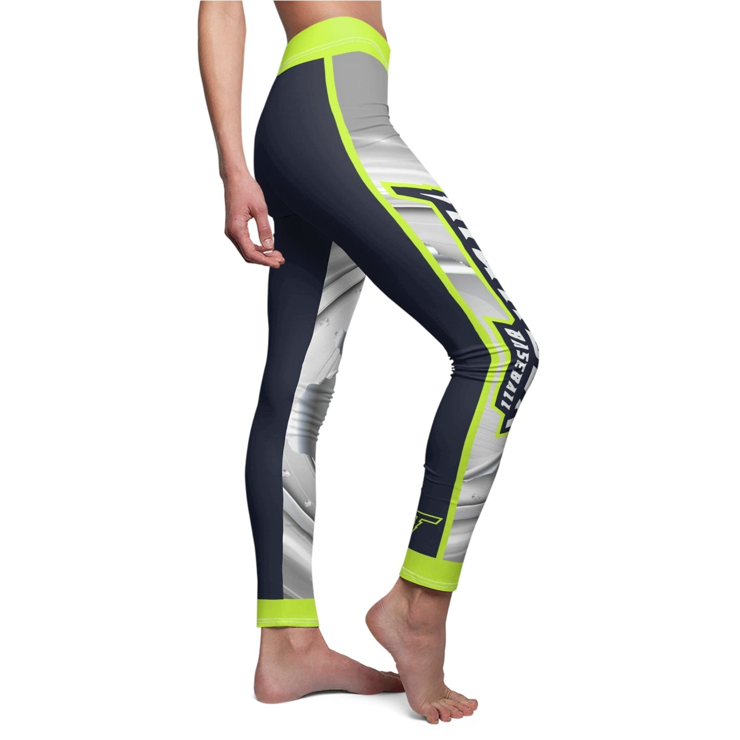 METAL BREAKOUT - Women's Full Sublimated Sportswear Leggings-Photoshop Template - PSMGraphix