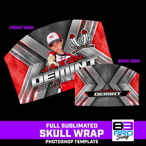 VICTORY - Skull Wrap Headband Photoshop Template-Photoshop Template - PSMGraphix