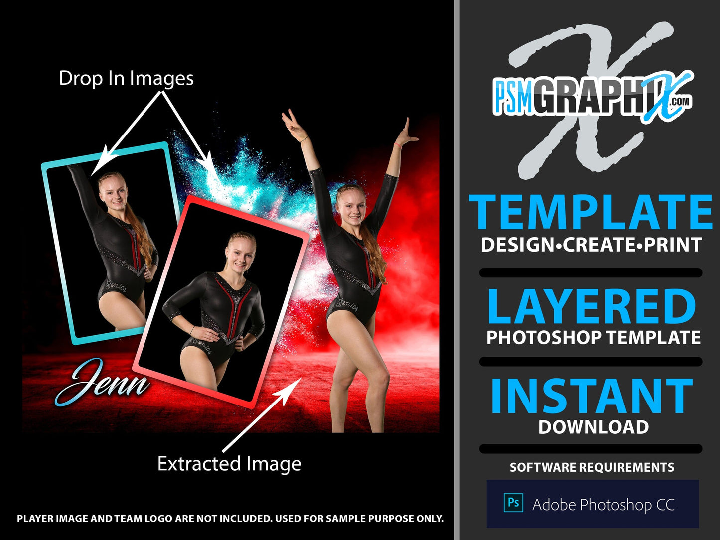 Urban Smoke - Stage Series II - Drop In Photoshop Template-Photoshop Template - PSMGraphix