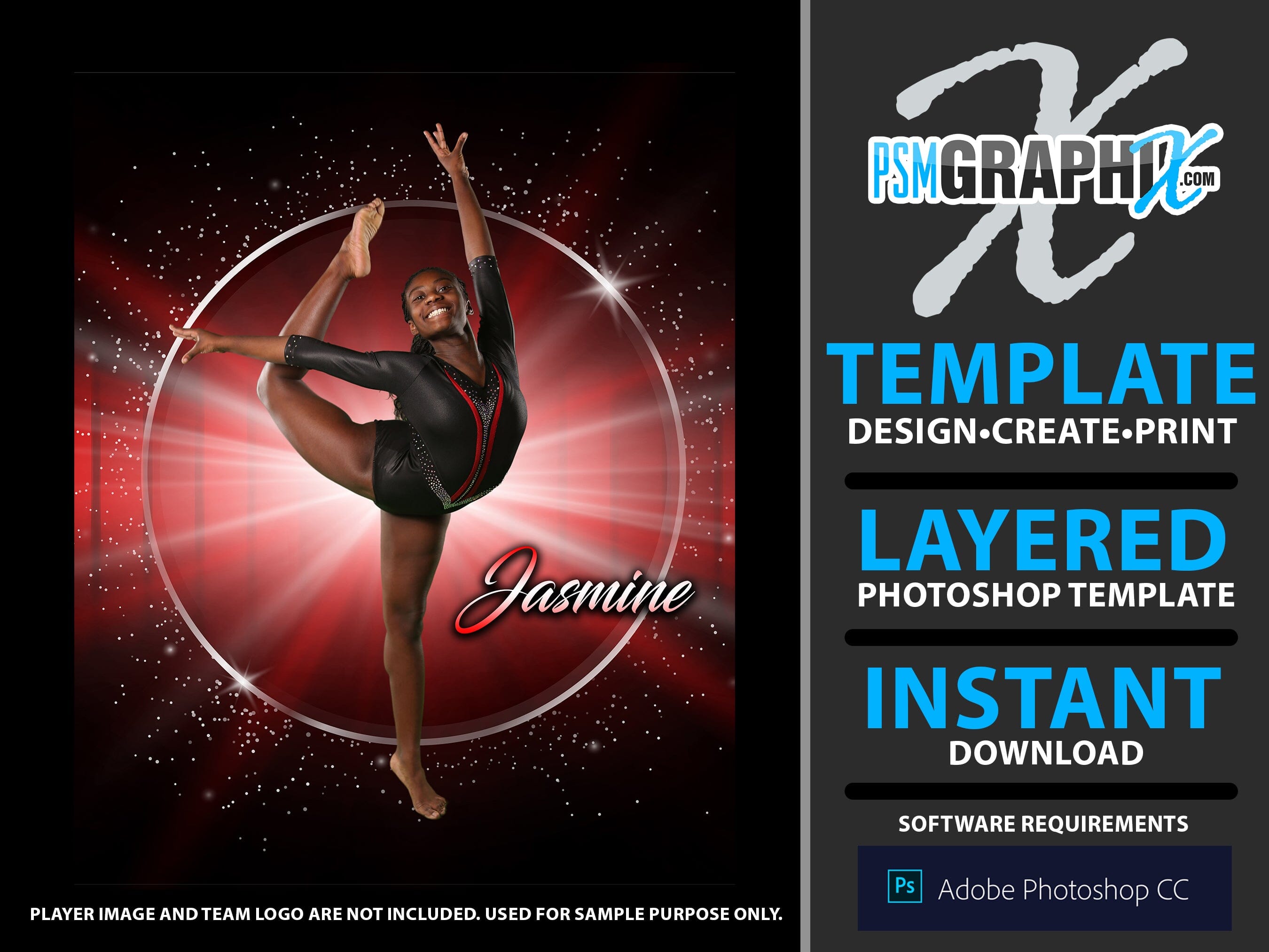 Star Dust Stage Series II Vertical Template PSMGraphix