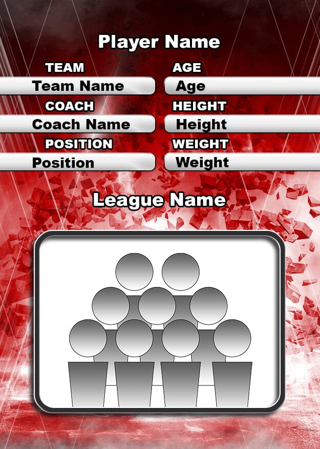 Punisher in Color Traditional Team & Individual Template Package-Photoshop Template - PSMGraphix