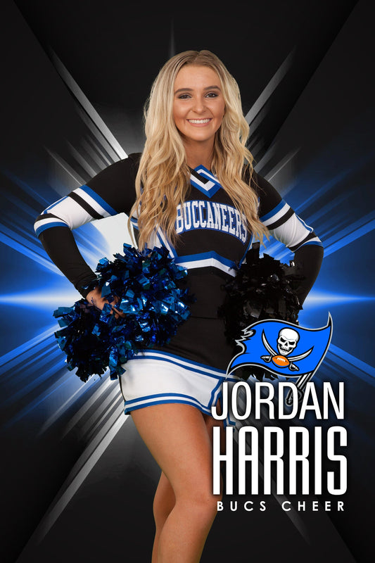 Ultra Violet 2:3 Ratio Player Poster/Banner-Photoshop Template - PSMGraphix