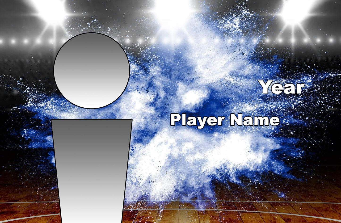 Illumination Basketball GreenScreen Team & Individual Graphics-Photoshop Template - PSMGraphix