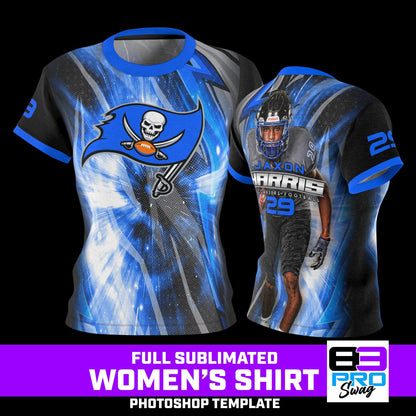 Women's Full Sublimated Sportswear Shirt - FLASH - Multi-Sport