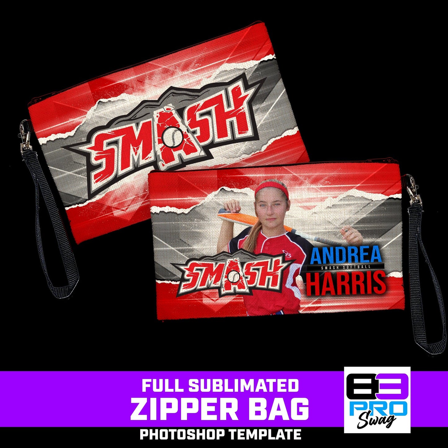 RIPPED - Zipper Bag Photoshop Template-Photoshop Template - PSMGraphix