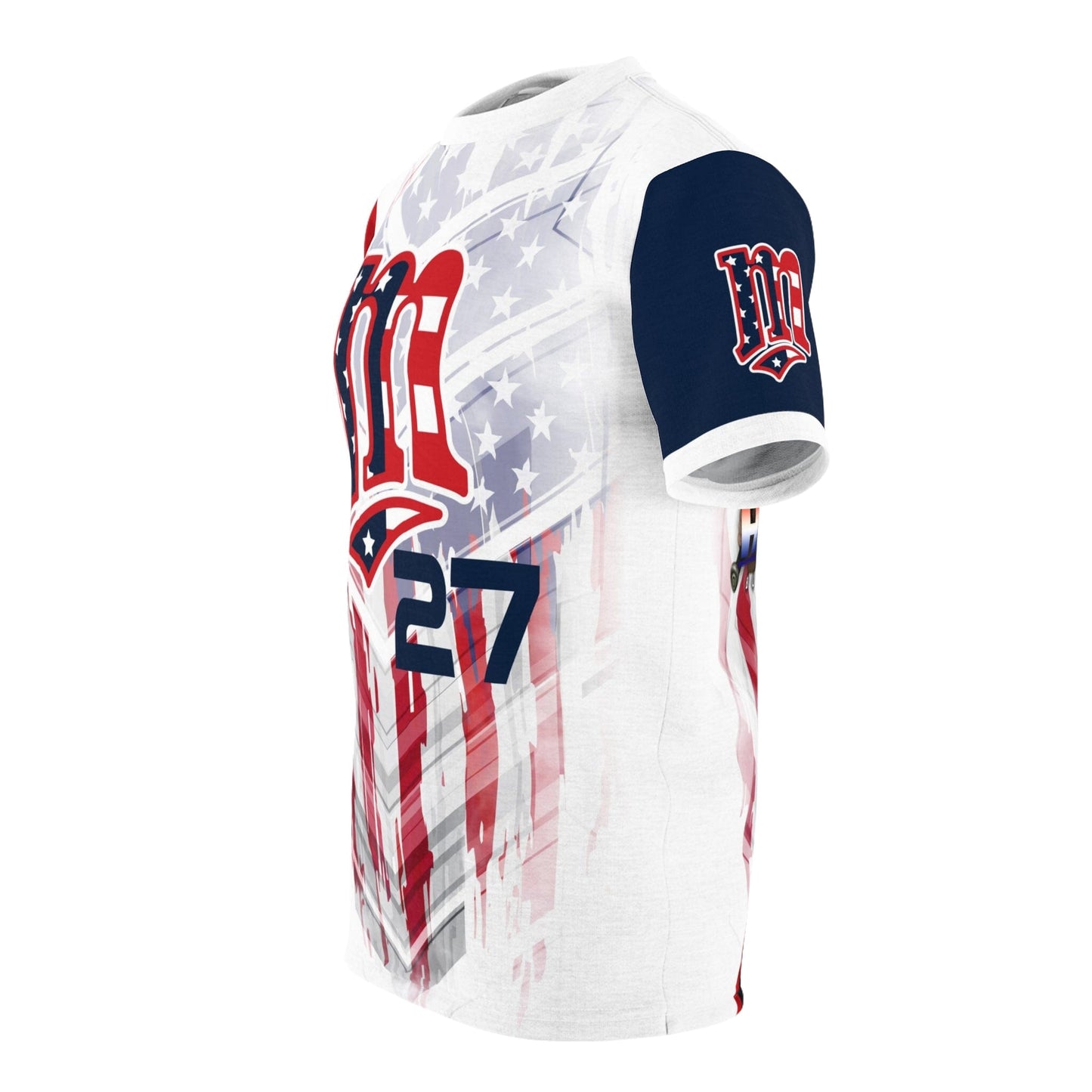 Men's Full Sublimated Sportswear Shirt - USA Slash - Multi-Sport-Photoshop Template - PSMGraphix