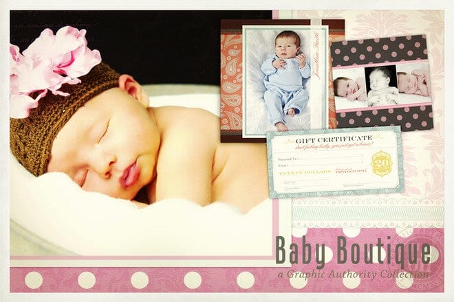 Baby Boutique - Bundle-Photoshop Template - Graphic Authority