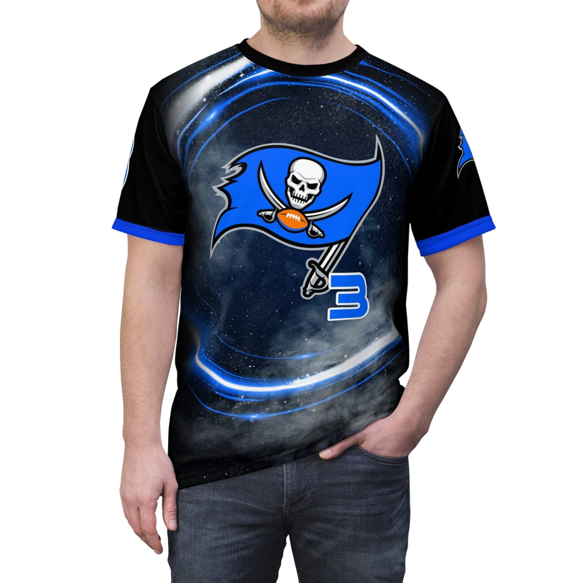 Men's Full Sublimated Sportswear Shirt - FLARE-Photoshop Template - PSMGraphix