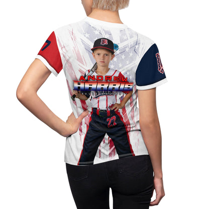 Women's Full Sublimated Sportswear Shirt - USA Slash - Multi-Sport-Photoshop Template - PSMGraphix