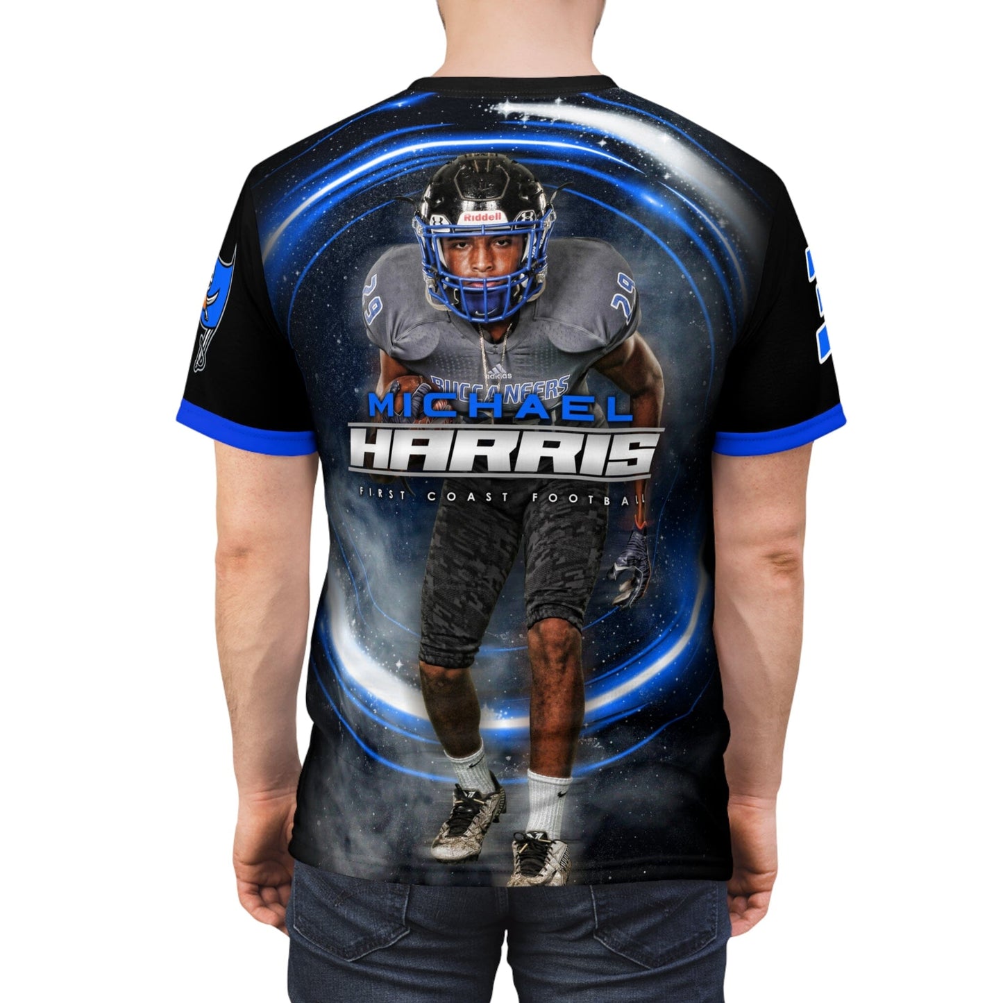 Men's Full Sublimated Sportswear Shirt - FLARE-Photoshop Template - PSMGraphix