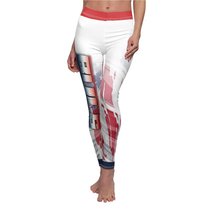 Women's Full Sublimated Sportswear Leggings - USA Slash - Multi-Sport-Photoshop Template - PSMGraphix