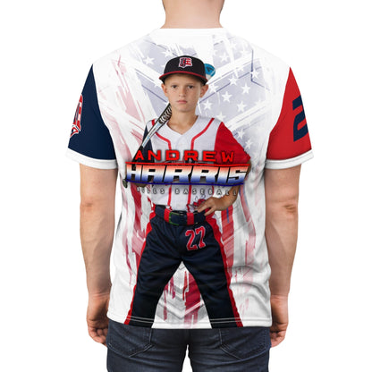 Men's Full Sublimated Sportswear Shirt - USA Slash - Multi-Sport-Photoshop Template - PSMGraphix