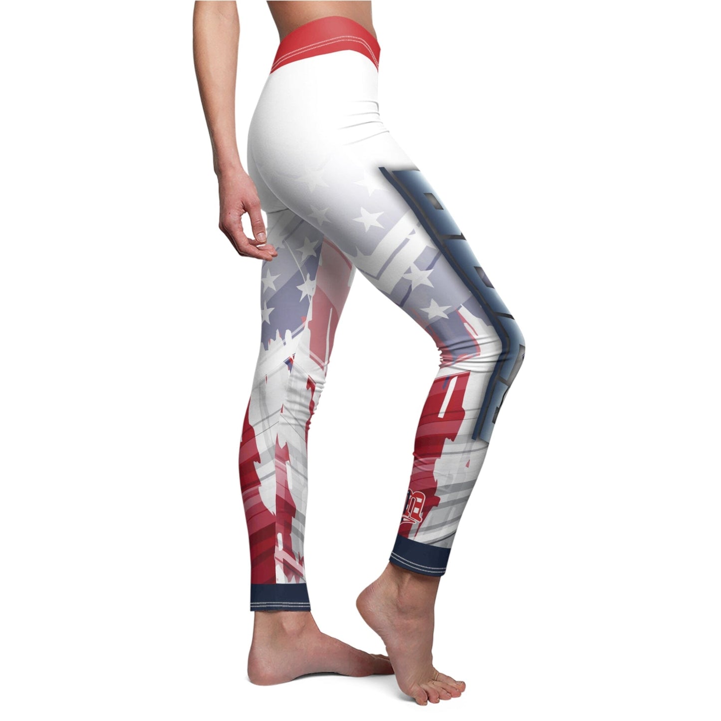 Women's Full Sublimated Sportswear Leggings - USA Slash - Multi-Sport-Photoshop Template - PSMGraphix