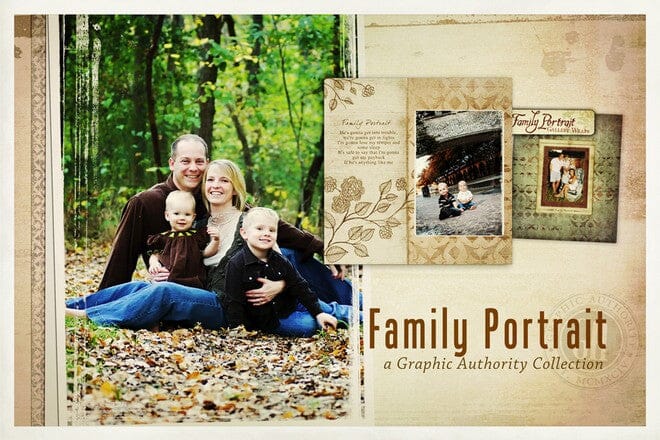 Family Portrait - Bundle-Photoshop Template - Graphic Authority